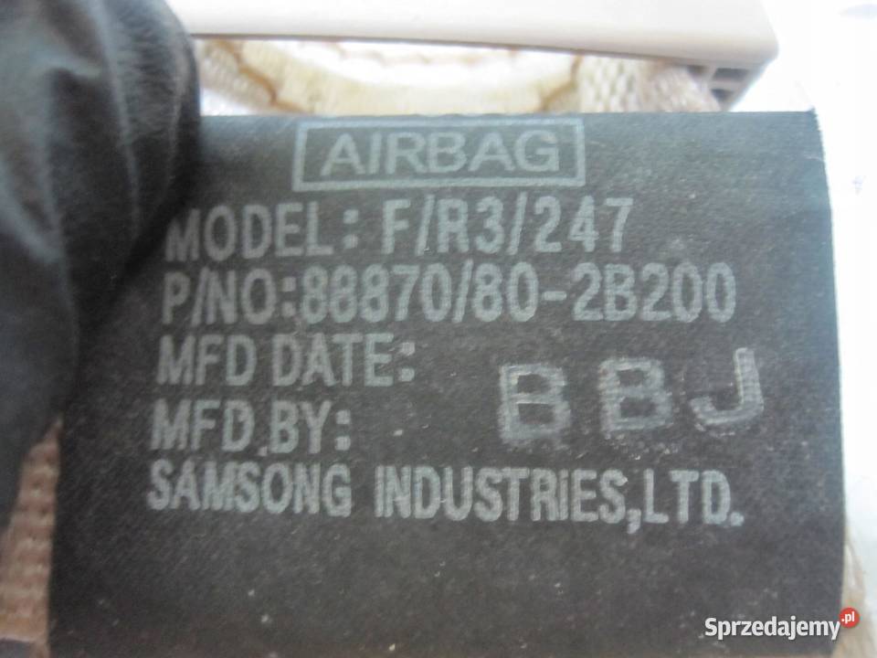 HYUNDAI SANTA FE II 06r pas bezpieczeństwa lewy osobowe