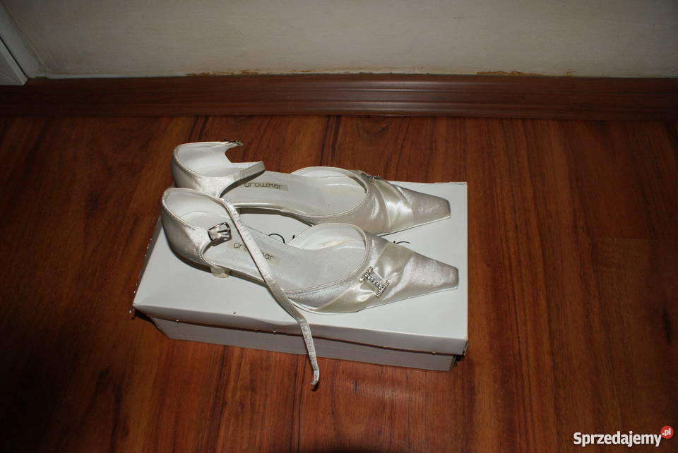 buty ślubne r36 tkanina Bielsko-Biała