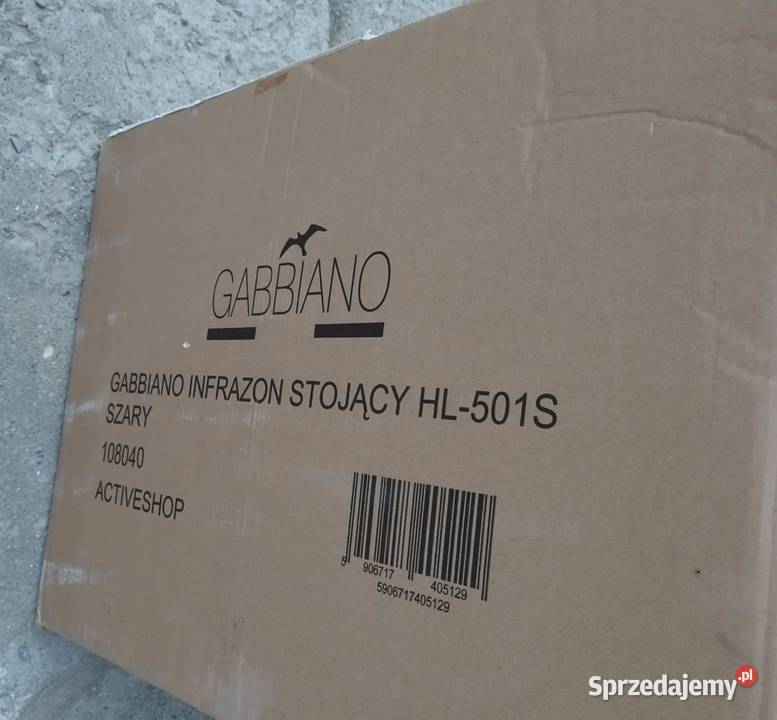 Infrazon stojący Gabbiano HL501S nowy Dukla sprzedam