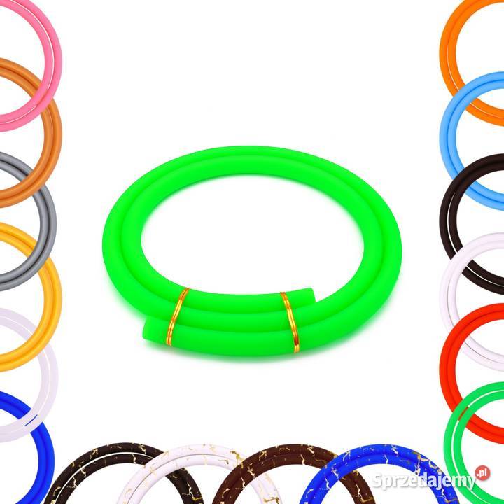 Wąż Silikonowy Fajka Wodnej Sziszashisha Jasny Łódź