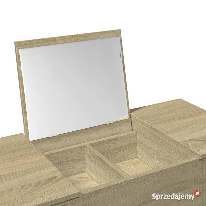 Toaletka z lustrem dąb sonoma 100x45x76 WM840697 Warszawa