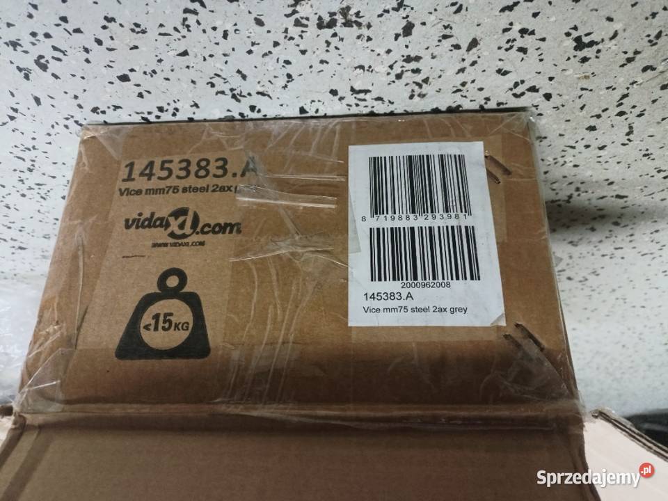 Imadło maszynowe krzyżowe Vice mm75 steel 2ax podlaskie