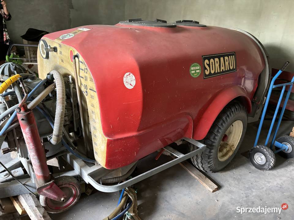 Opryskiwacz sadowniczy Sorarui 1500l lubelskie Kaliszany-Kolonia sprzedam