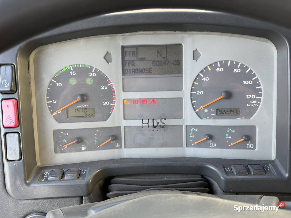 Ciężarowy MAN z HDS Ostrowik