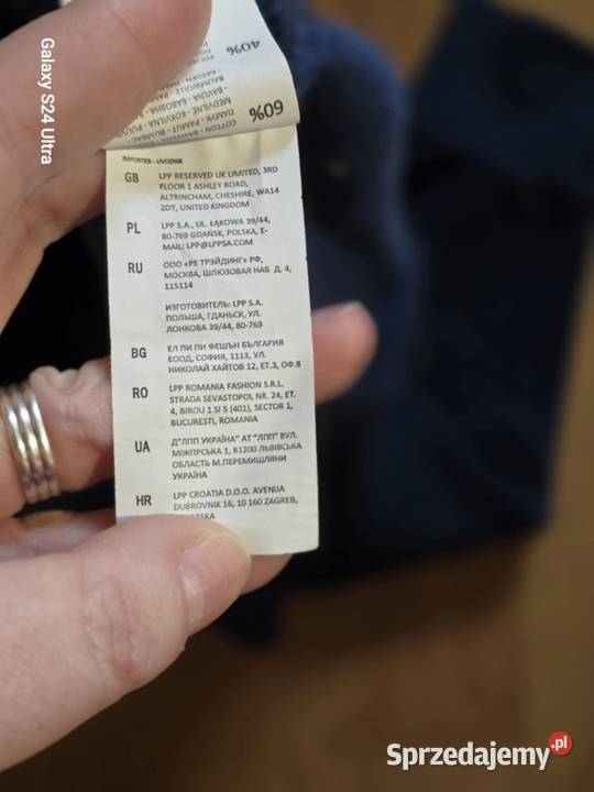 Męska granatowa bluza rozmiar M Żory