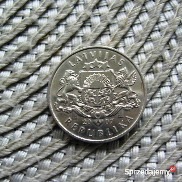 Łotwa 1 Lats 2007r Bałwan Kalisz