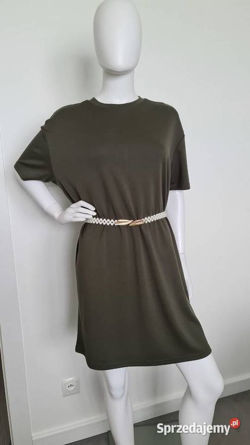 Sukienka w kolorze khaki zielony zachodniopomorskie Nowogard