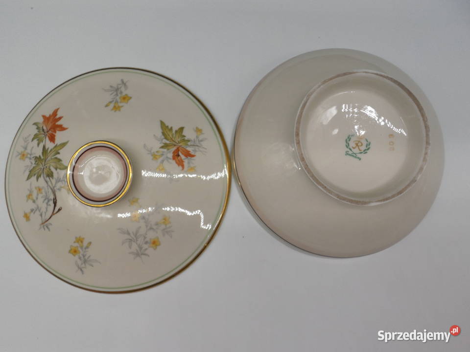 Stara Porcelanowa Bombonierka REICHENBACH wielkopolskie Raszków