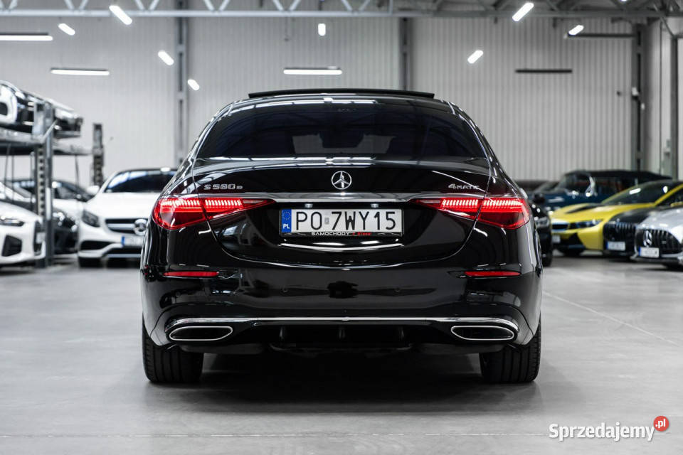 Mercedes S 580 26 Gwarancja Monitory skrętna oś