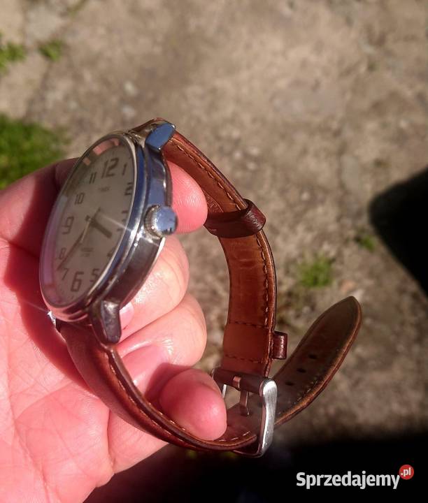 Zegarek Timex Męski 43mm Indiglo 50M Pasek Ecru Tarnów