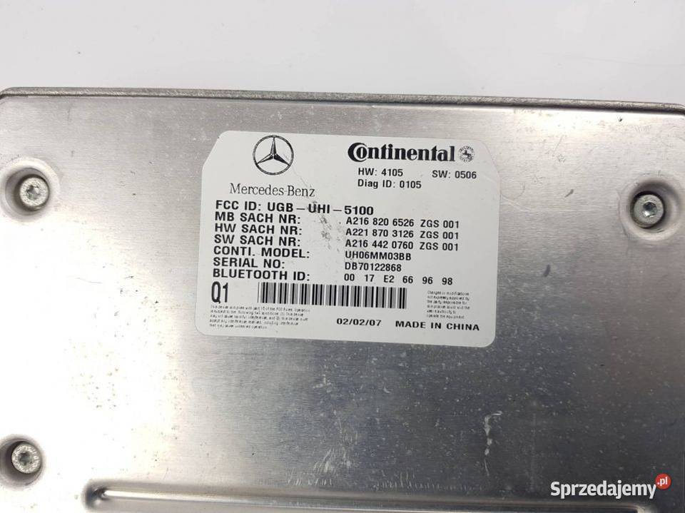 MODUŁ A2168206526 S 320 Lipno