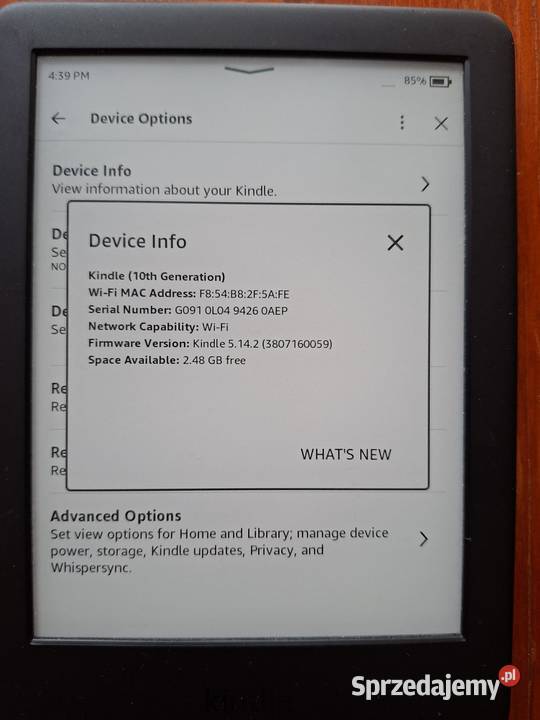 Kindle 10 gen stan Warszawa
