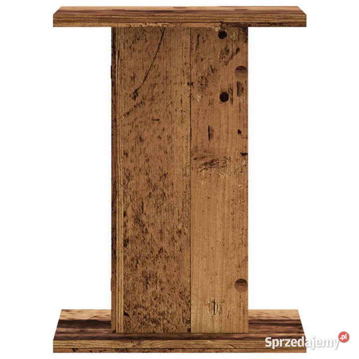 Podstawki pod głośniki 2 stare drewno 30x30x40