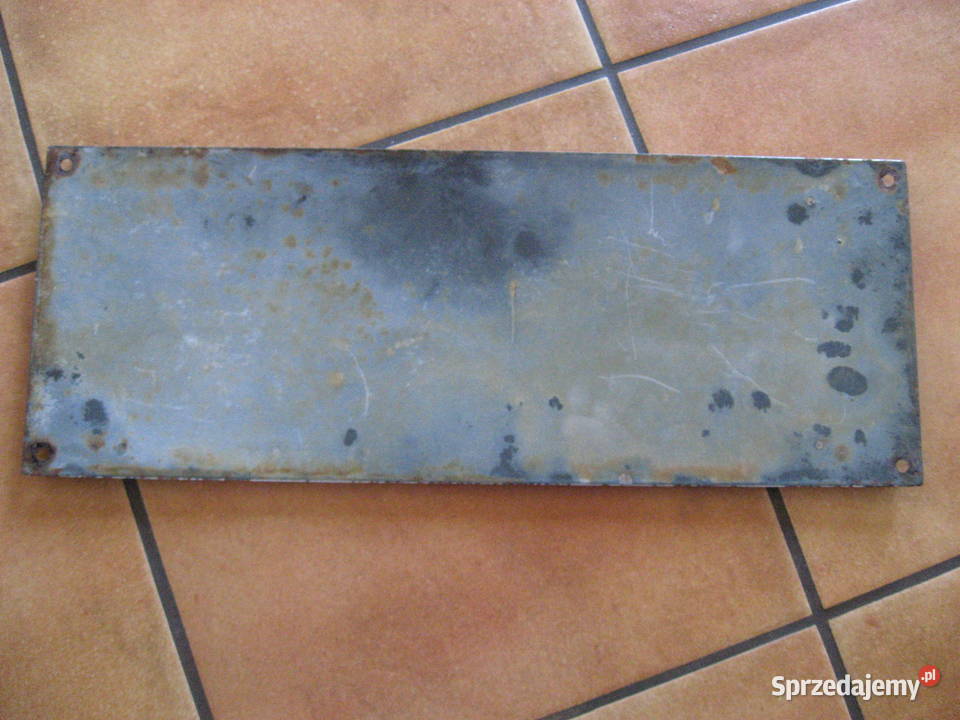 Niemiecka tablica volkswagen garbus 2 wojna Kraków