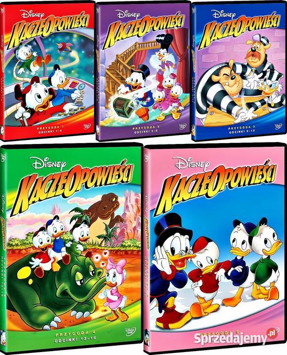 KACZE OPOWIEŚCI PRZYGODA 1 5 ODCINKI 1 20 5 DVD Kalisz