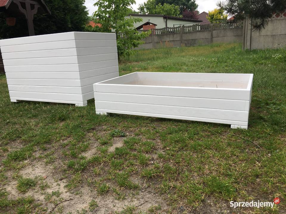 Donica drewniana donica ogrodowa doniczki Warszawa