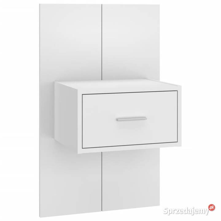 Szafki nocne ścienne 2 białe WM810972 Warszawa