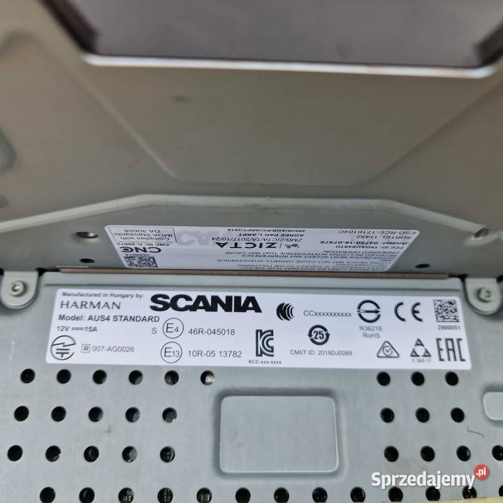 SCANIA R S NGT RADIO NAWIGACJA 2783088 lubuskie Trzciel