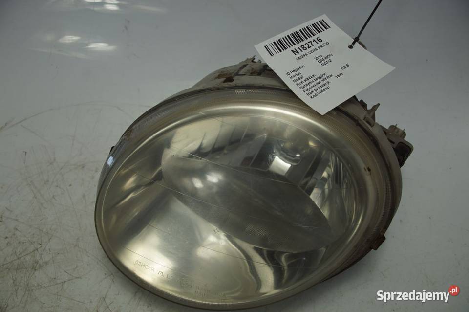 LAMPA LEWA PRZÓD DAEWOO MATIZ Lipno