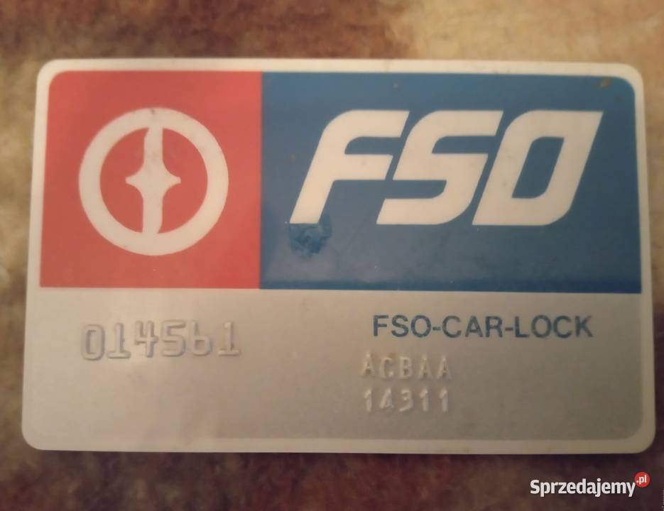 Sprzedam kartę FSOCARLOCK małopolskie Bukowno