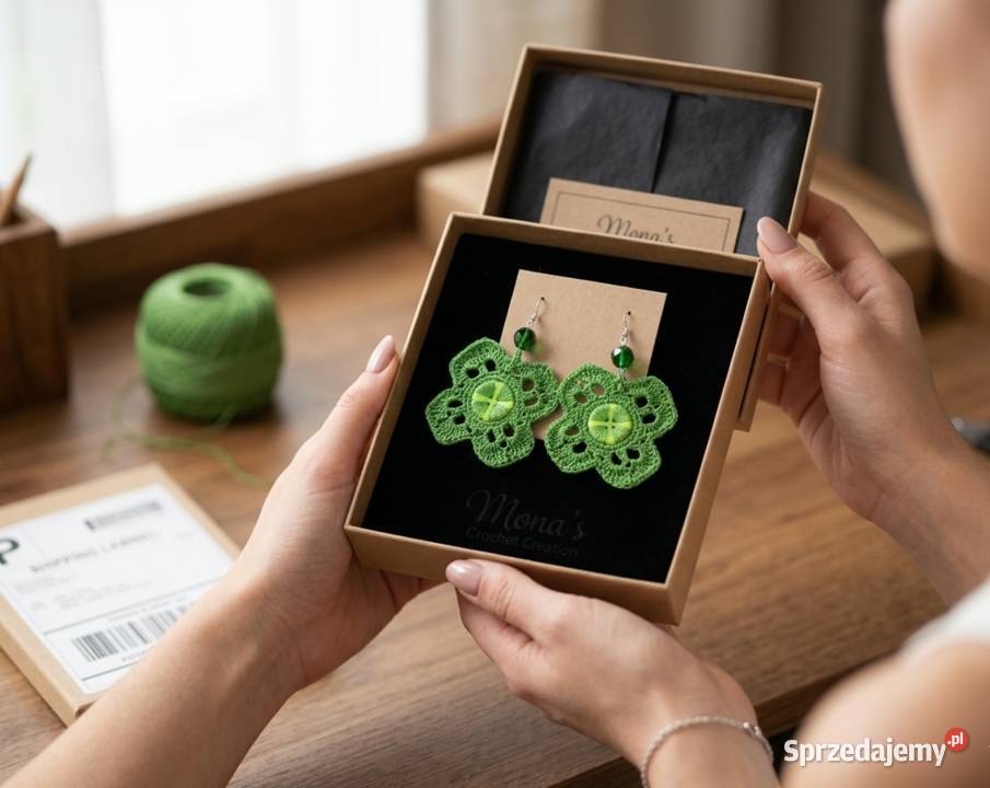 Szydełkowy jubilerkończynki na szczęście Sochaczew