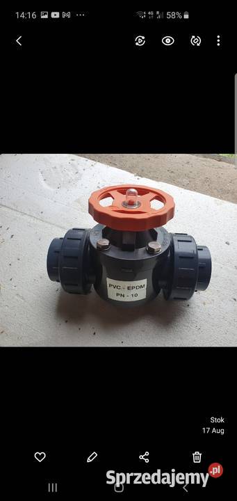 Zawor membranowy PVCU d63mm Tomaszów Mazowiecki sprzedam
