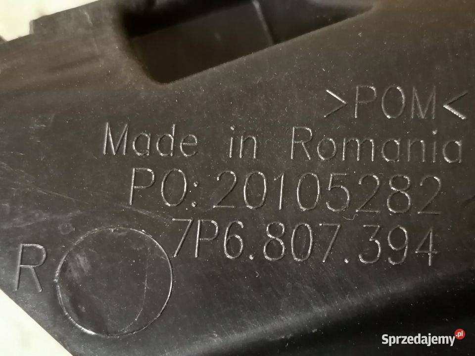 VW TOUAREG 7P ŚLIZG ZDERZAK PRAWY TYŁ 7P6807394 Pozostałe wielkopolskie Pleszew