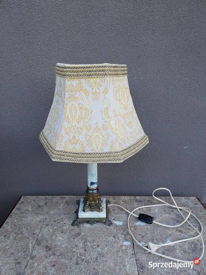 13 lampka nocna stołowa imitacja kamienia Tczew