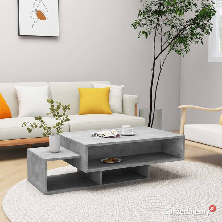 Stolik kawowy szarość betonu 105x55x32 WM808526 Warszawa