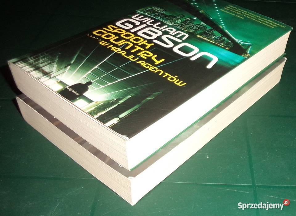 2x książka cyberpunkWilliam Gibson spook country Rzeszów