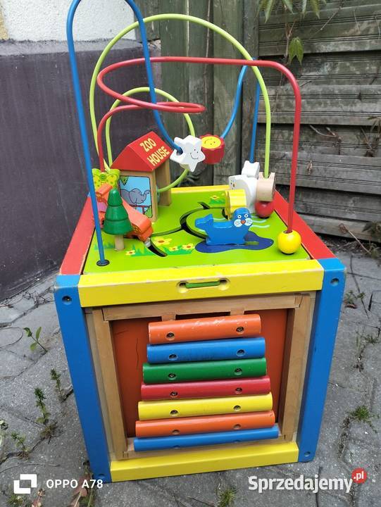 Edukacyjna kostka XXL Drewno  Lubin