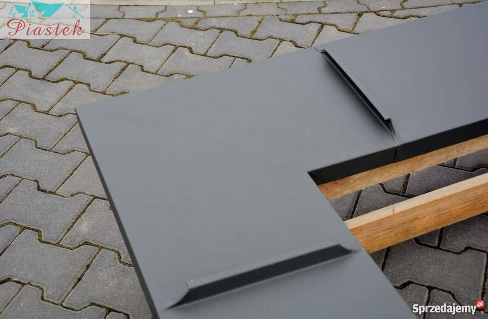 Attyka ogniomur na rąbek obróbka blacharska Materiały budowlane