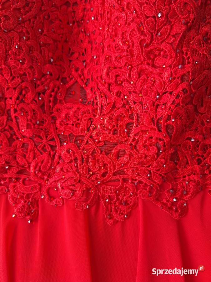 Piękne sukienki imprezowe z koronką S36 Kielce