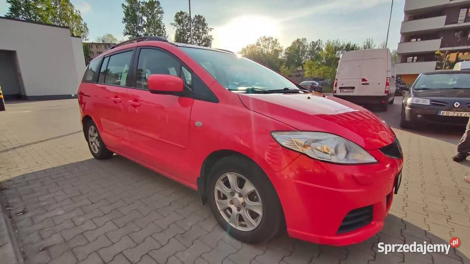 Mazda 5 2008 r 20 Diesel 7 Os uszkodzony Kraków