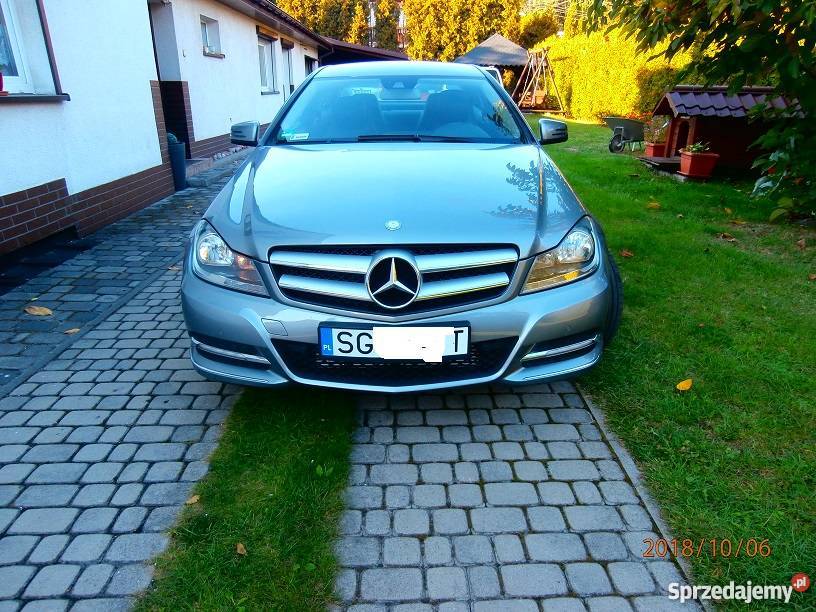 MERC C 180 COUPE 18156 75 MożlZAMIANAPRIVAT nieuszkodzony Mercedes-Benz Gliwice