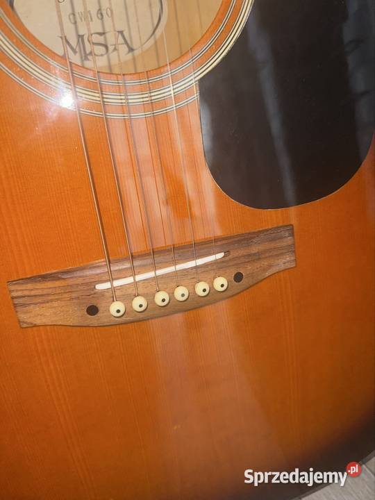 Wyjątkowa Gitara Akustyczna stały Wólka Bielecka sprzedam