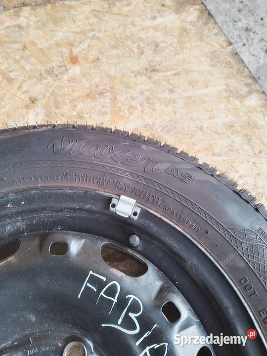 KOŁO ZAPASOWE ZAPAS SKODA FABIA I 16570 R14 osobowe Sosnowiec