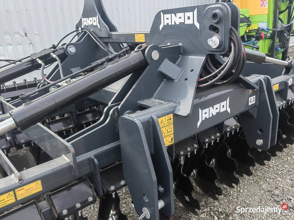 Brona talerzowa JANPOL BTH 4m hydraulicznie nieuszkodzony Żółkiewka-Osada sprzedam