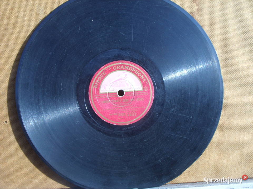 Plyta szelakowa 10 78 obr GRAMOPHONE K 8552 Wołów