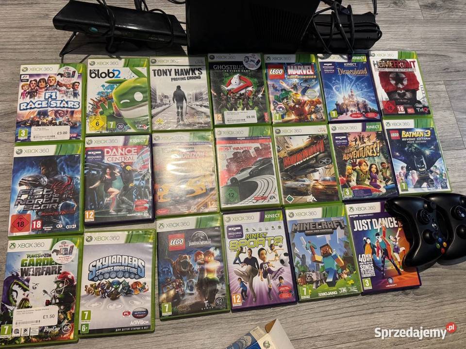 Konsola XBOX 360 Kinect SKYlanders oryginał Xbox360 Szczedrzyk sprzedam