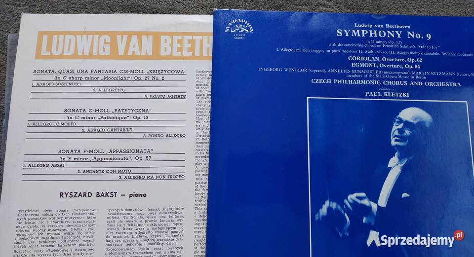 36 Zestaw 5 Płyta winylowa Beethoven sonaty Tczew sprzedam