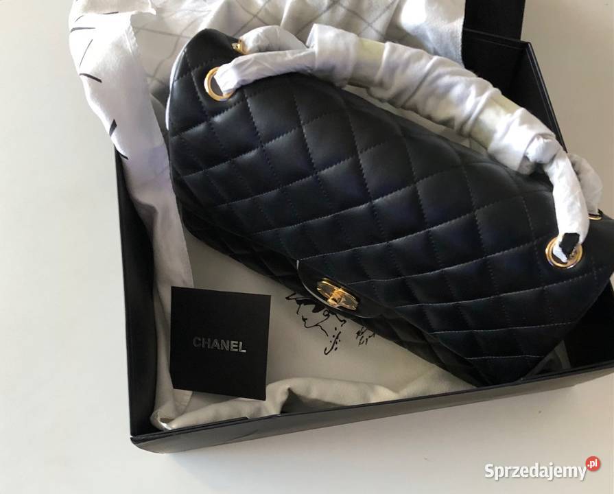Torebka chanel flap Jumbo 30 skóra naturalna Uniseks Wrocław