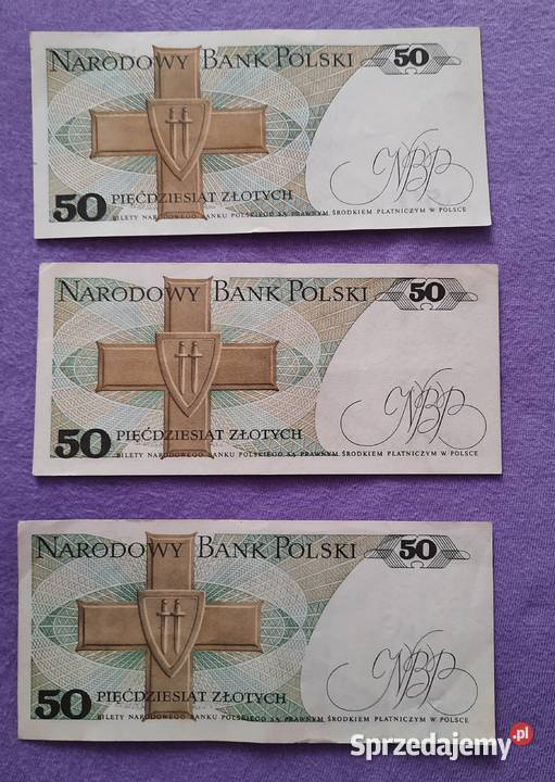 BANKNOT 50 1986 r KAROL ŚWIERCZEWSKI Sosnowiec