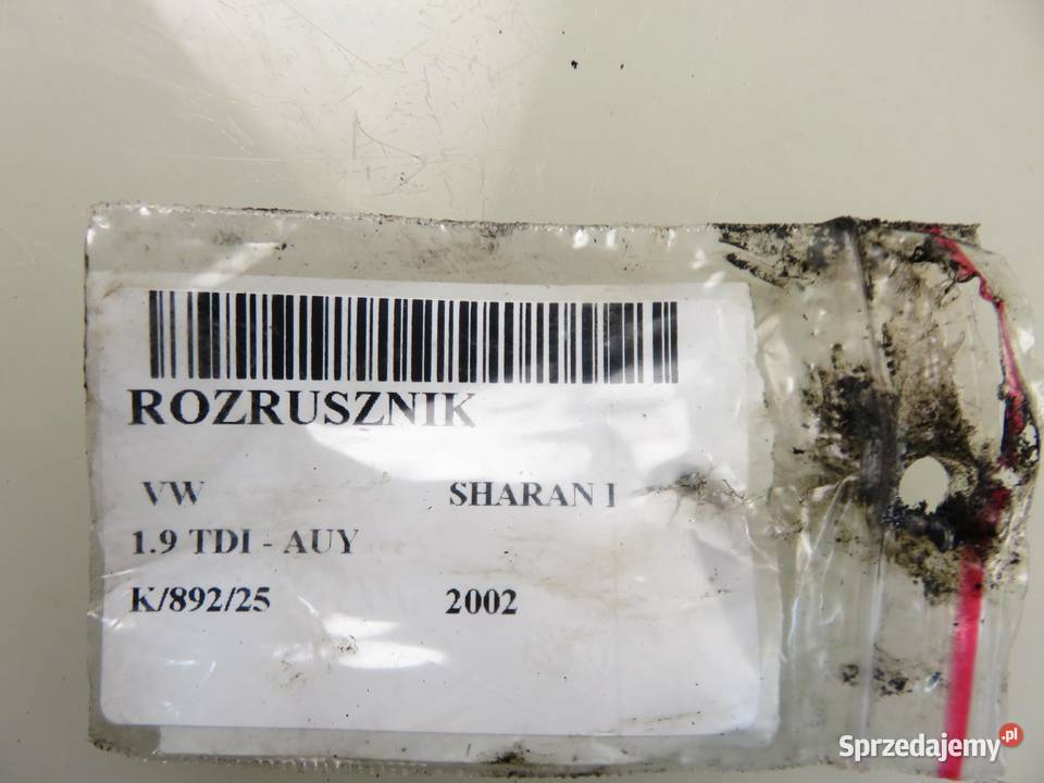 ROZRUSZNIK VW SHARAN I 19 TDI PD 115 AUY