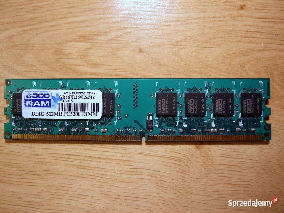 Pamięci DualChanel 1GB Good Ram DDR2 667 GoodRam sprzedam