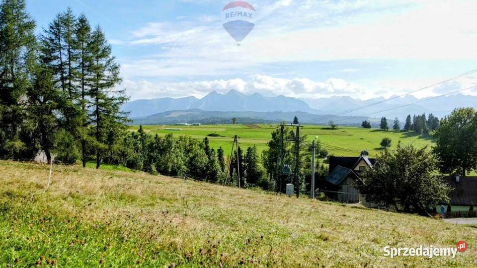 DZIAŁKA W RZEPISKACH Z WIDOKIEM NA TATRY Rzepiska