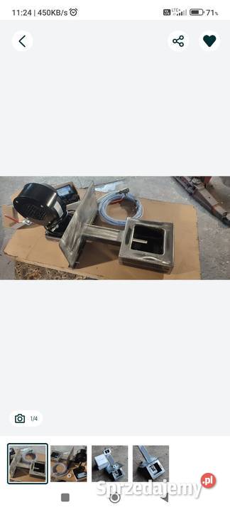 Nowy palnikwkład na olej do piecakominka Dębica