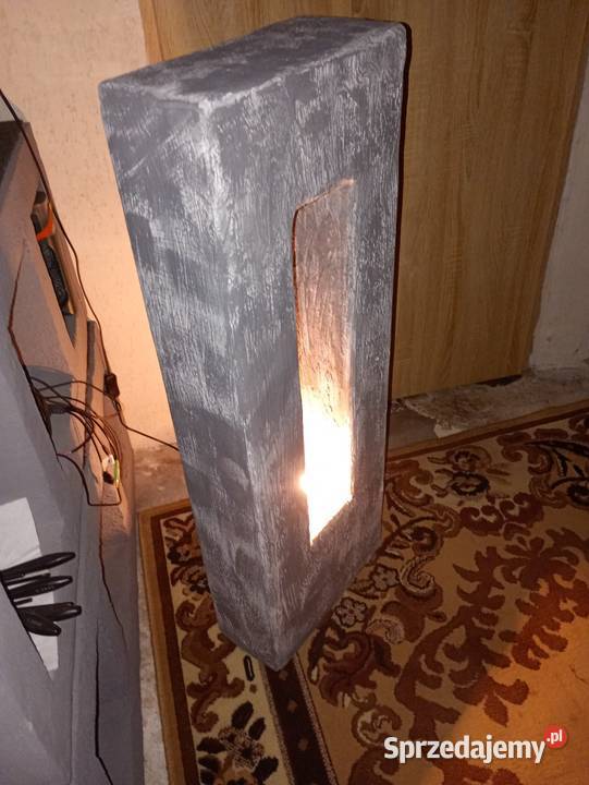 Lampa imitacja betonu Lampy podłogowe Płaza