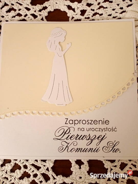 Zaproszenia komunijne Końskie