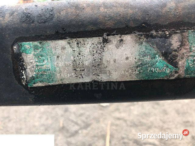 Oś FAD typ 4008 Welger CZĘŚCI Jastrzębniki